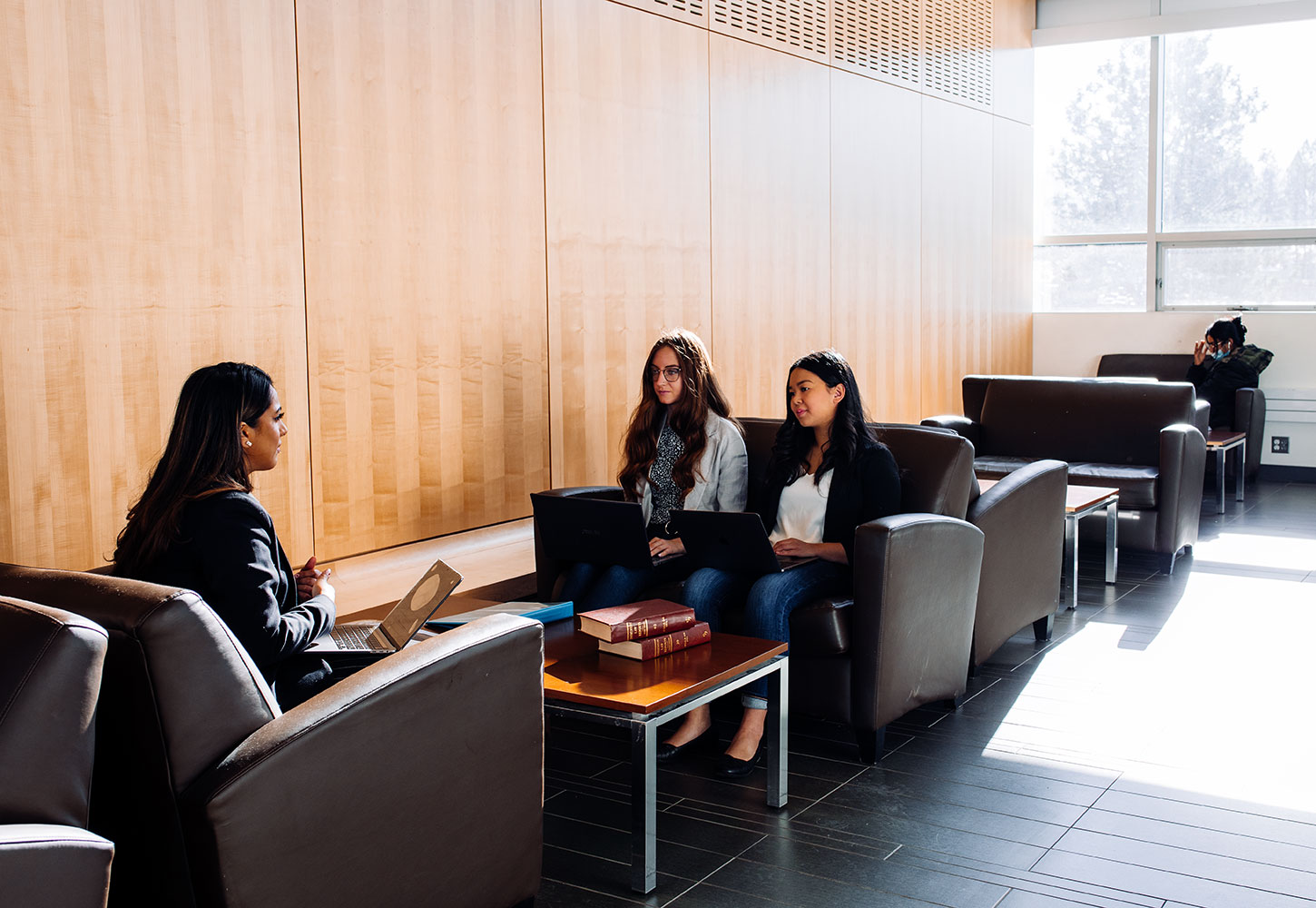 TRU Law students studying.